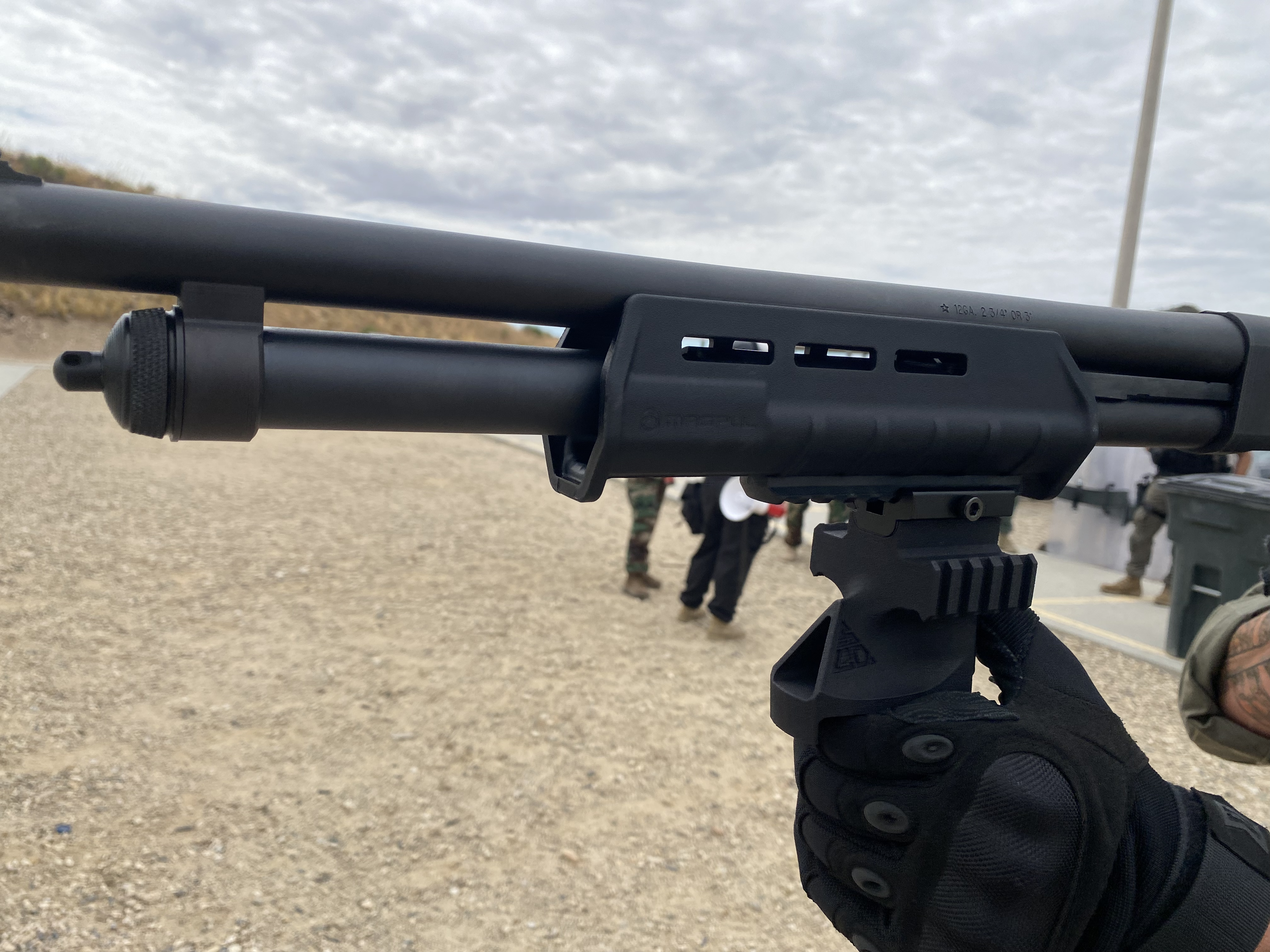 SubLethal attached to shotgun.